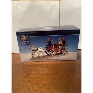 Lemax Hearthside  Village Collection Village Volunteers 2000 Retired Excellent!